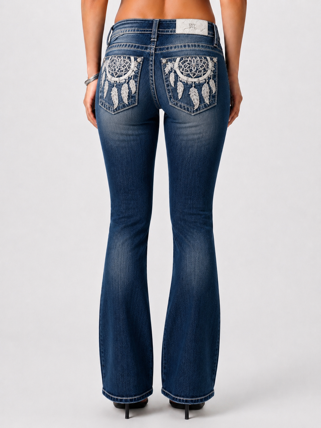 M9708B - Bootcut Jeans