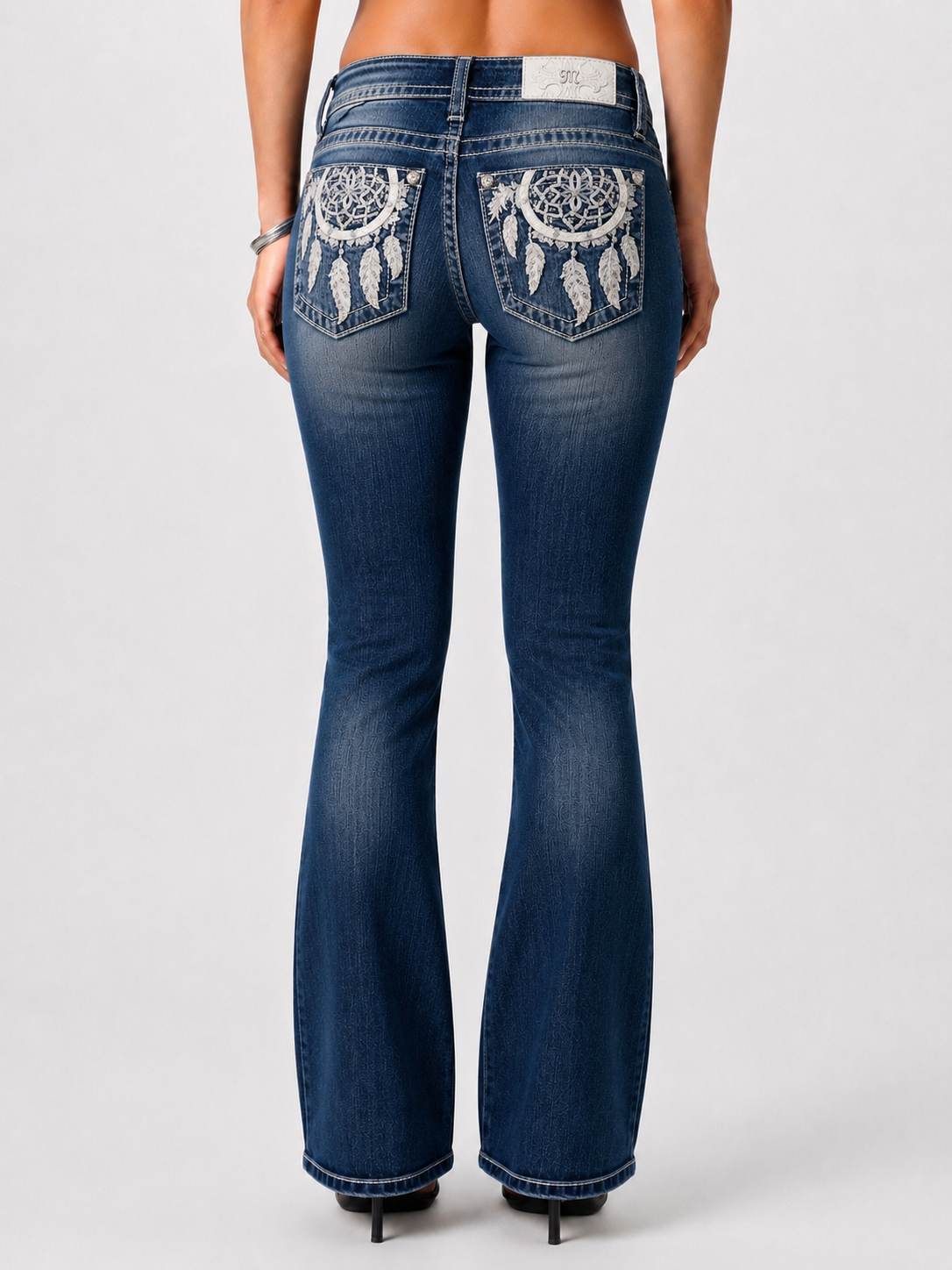 M9708B - Bootcut Jeans